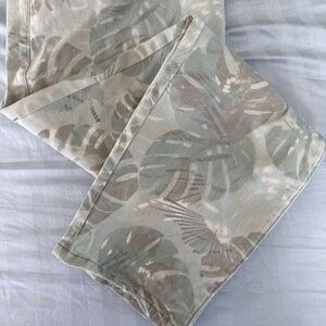 CABi leaf print jeans size 16
